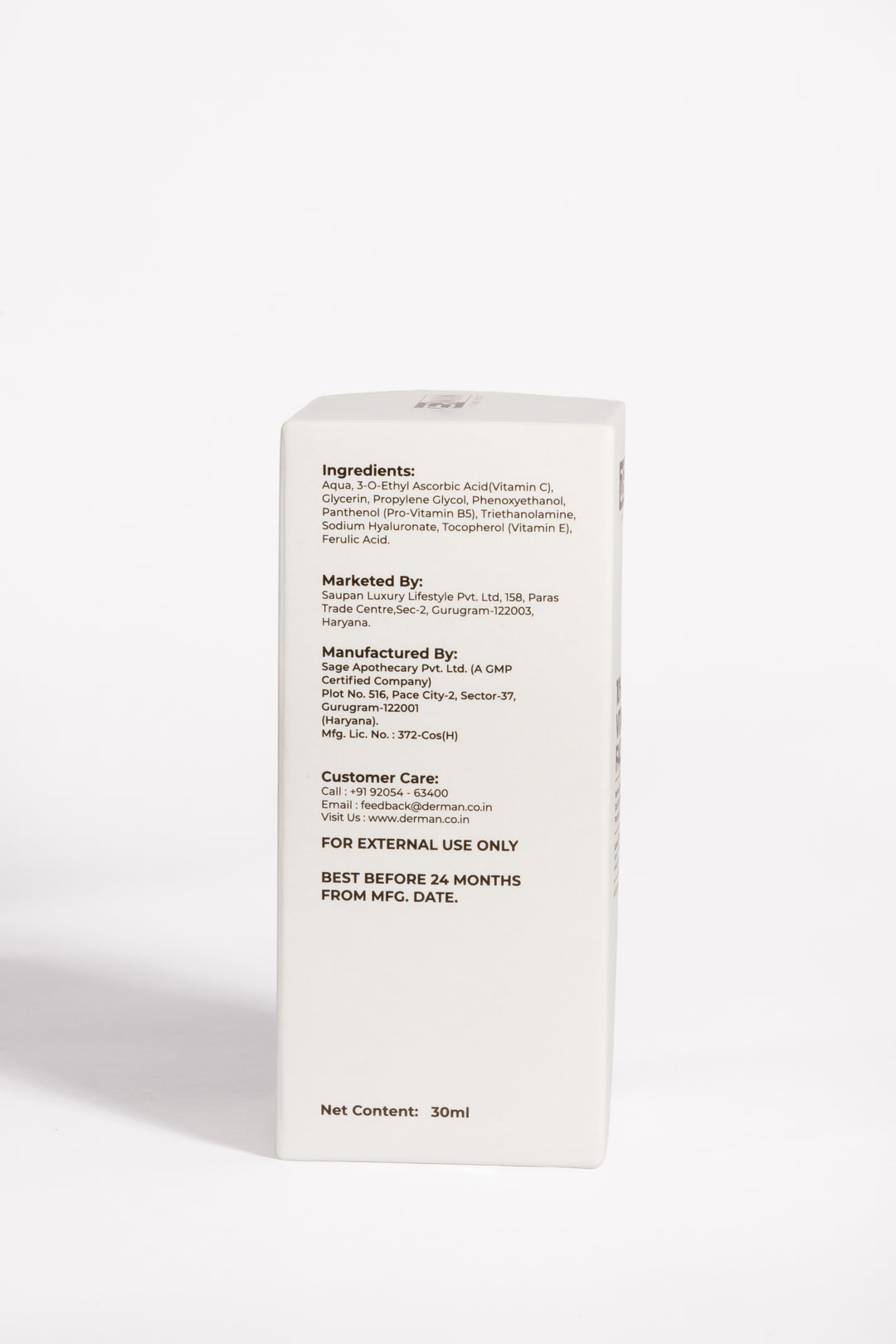 DER-MAN Face Serum