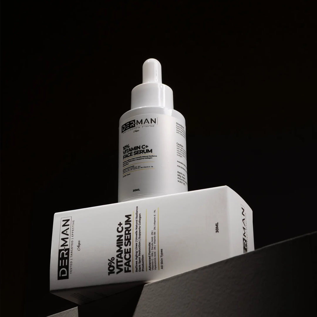 DERMAN 10% Vitamin C+ Skin Brightening Serum | Ferulic Acid | 30 ml