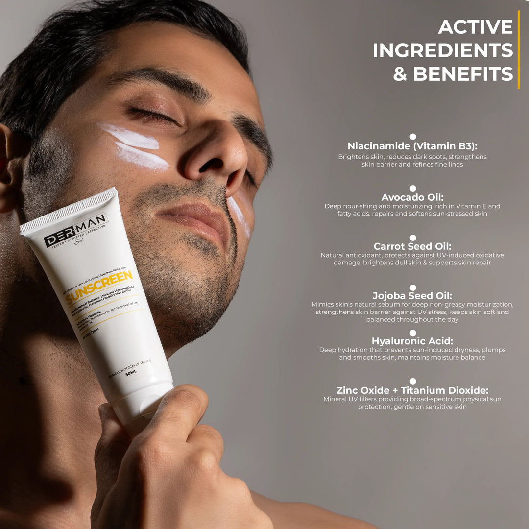 DERMAN Liquid Sunscreen Moisturizer SPF 50 PA++++ | 50 ml